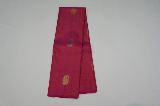 Borderless vintage kanchipuram silk saree