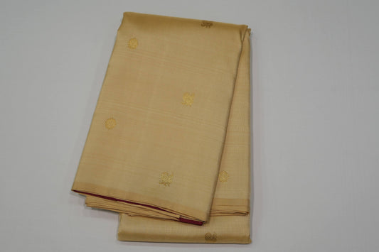 Sandal vintage kanchipuram silk saree