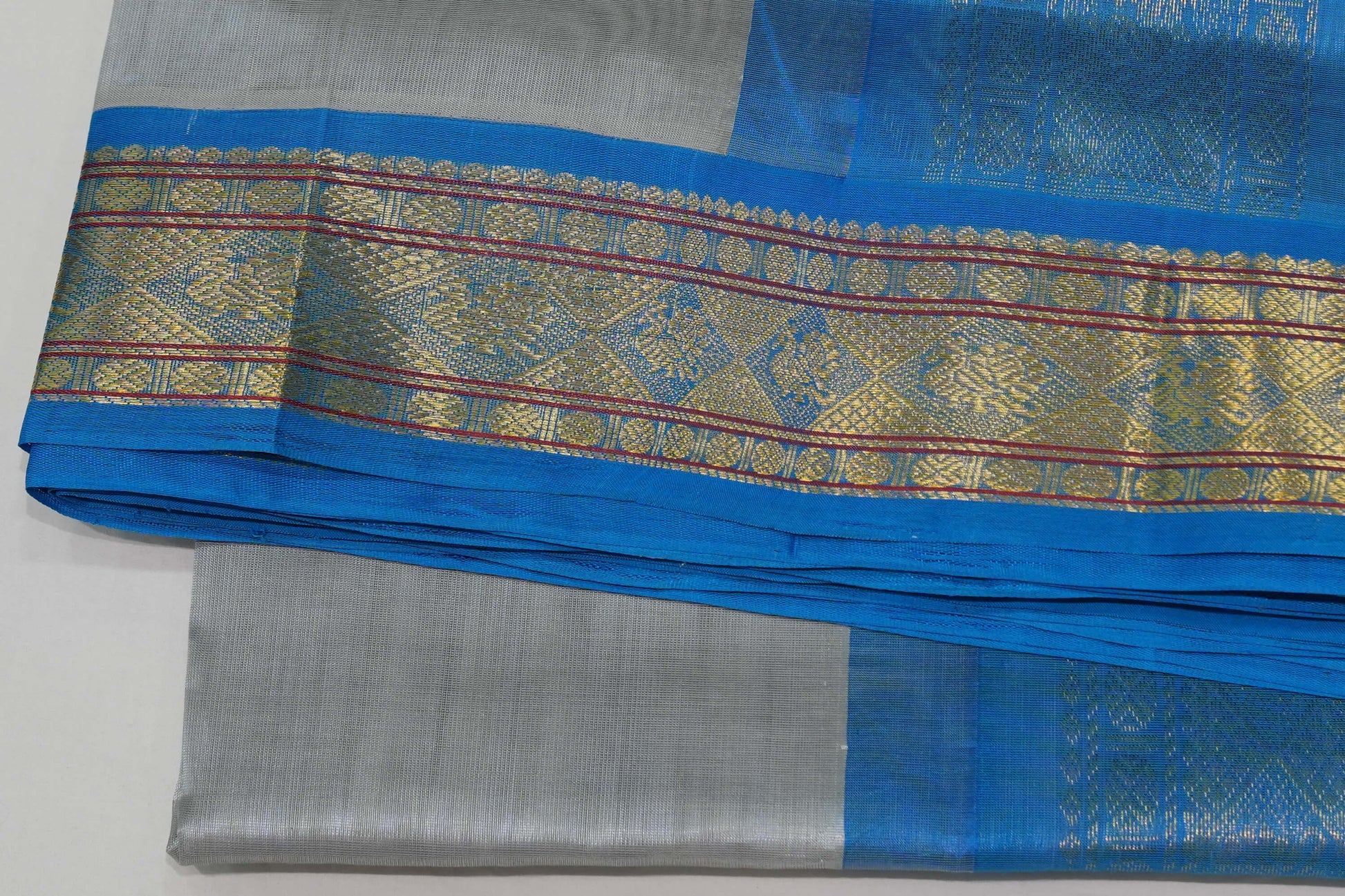 Online plain silk cotton saree