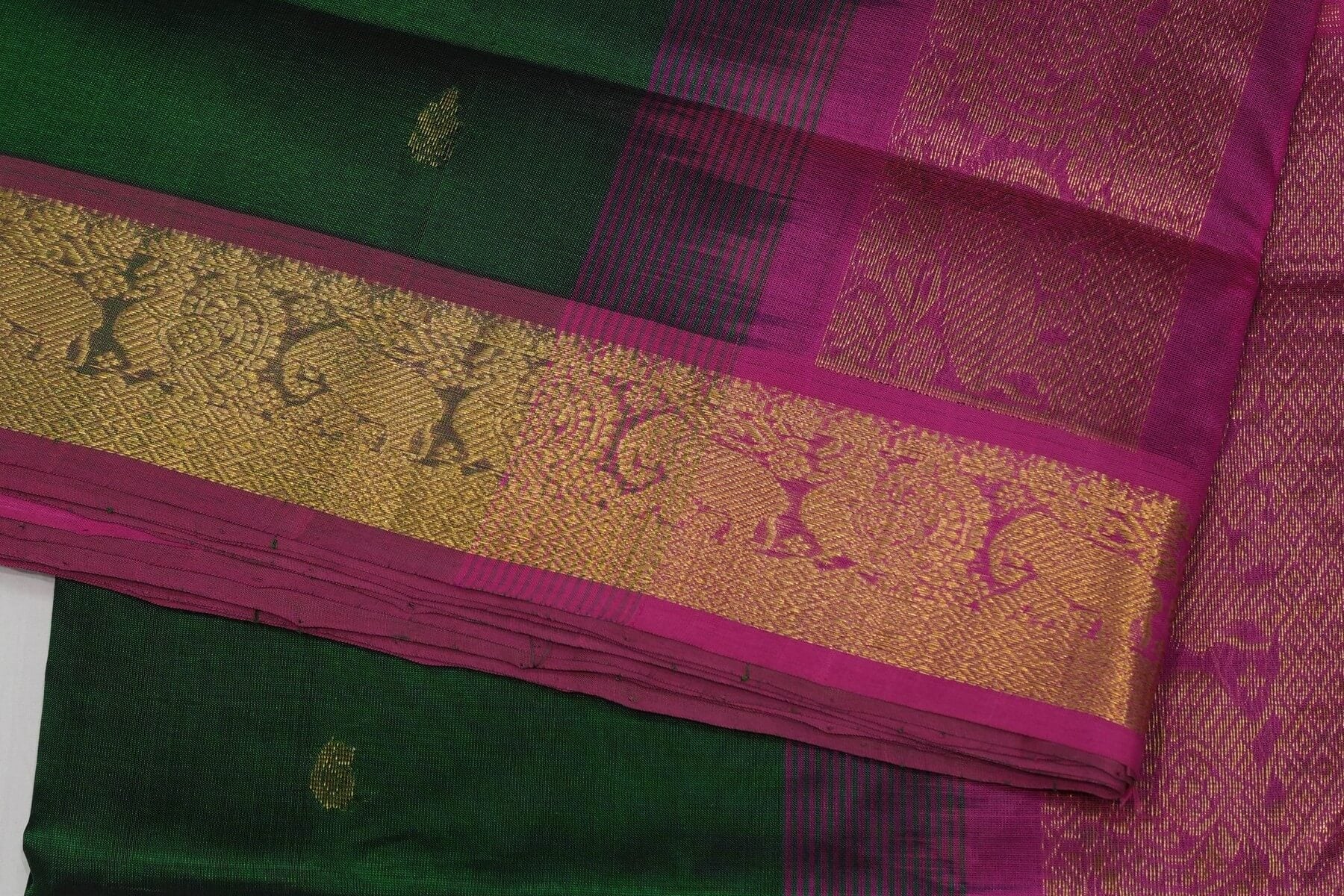 Online nine and half yards silk cotton saree