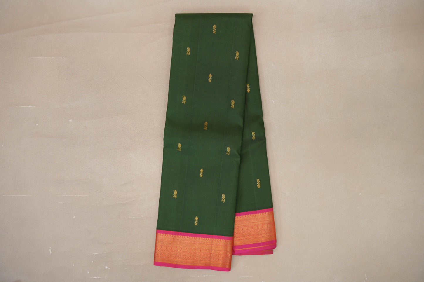 Emerald Green Vintage Kanjivaram Silk Saree online