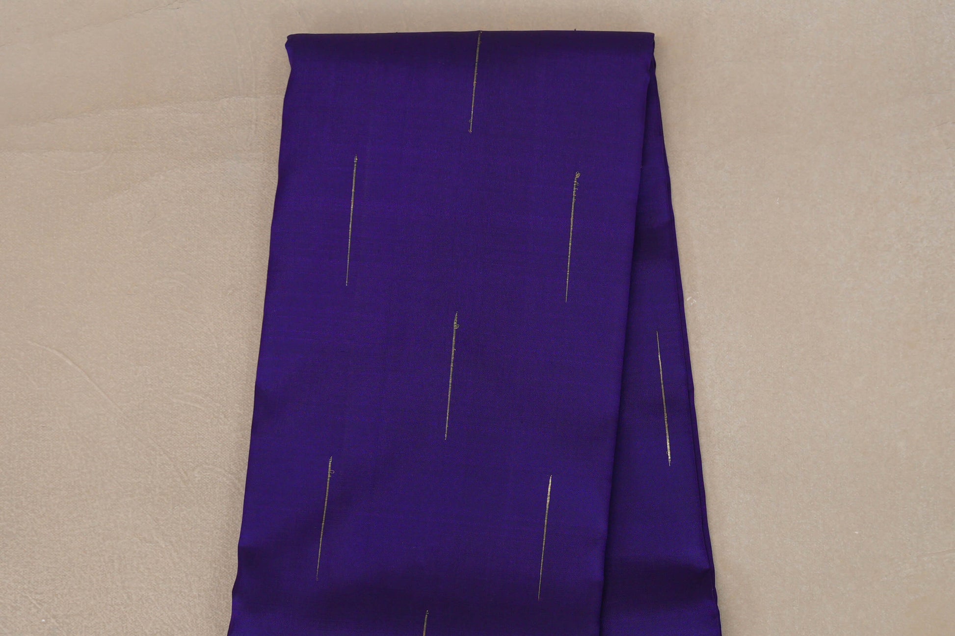 Deep Blue Vintage Kanjivaram Silk  body zoom