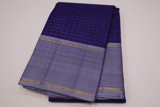Violet vintage kanchipuram silk saree