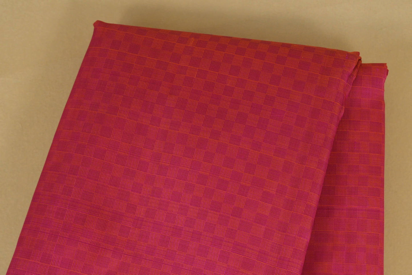 Rani Pink Vintage Kanjivaram Silk Saree body zoom