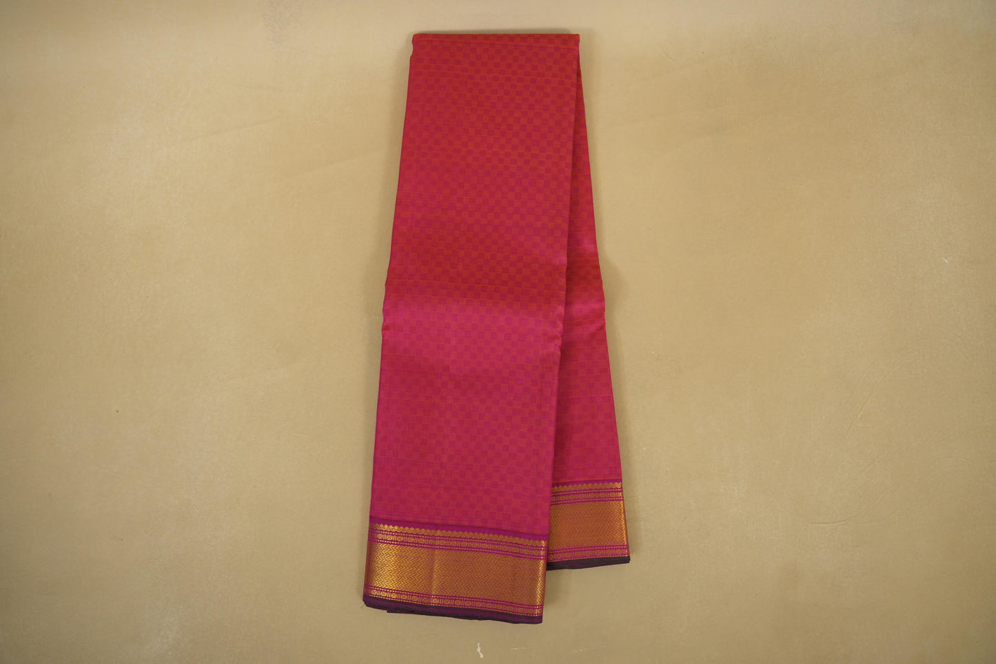 Rani Pink Vintage Kanjivaram Silk Saree online