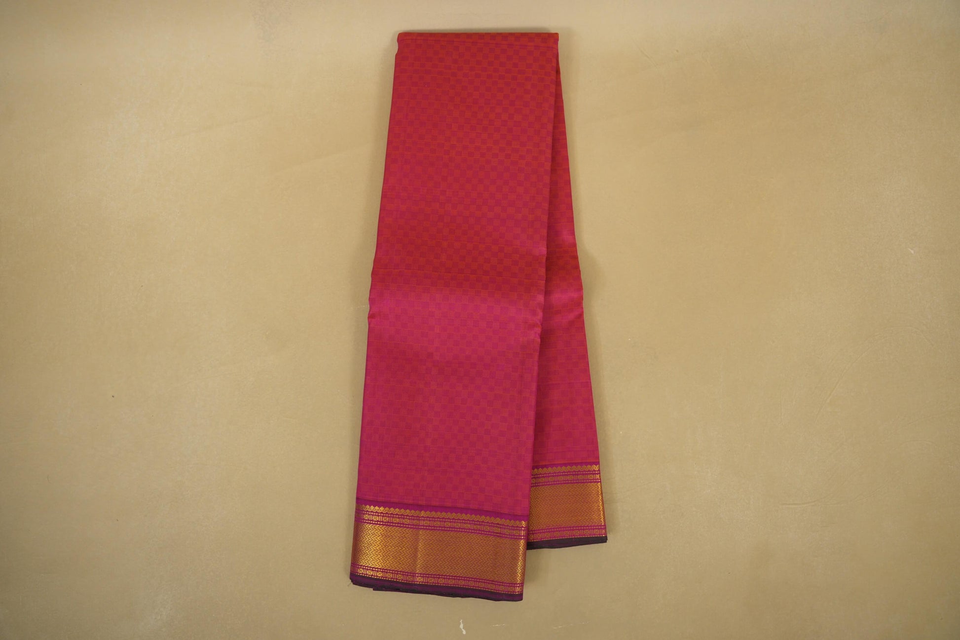 Rani Pink Vintage Kanjivaram Silk Saree online