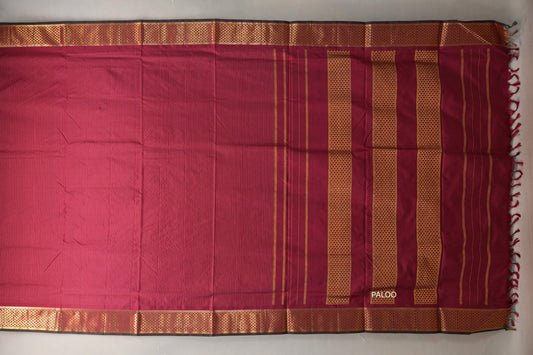 Maroon Ten Yards Silk Saree by Shreenivas Silks PSSR019560