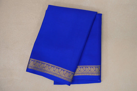 Royal Blue Mysore Silk Saree by Shreenivas Silks PSSR019578