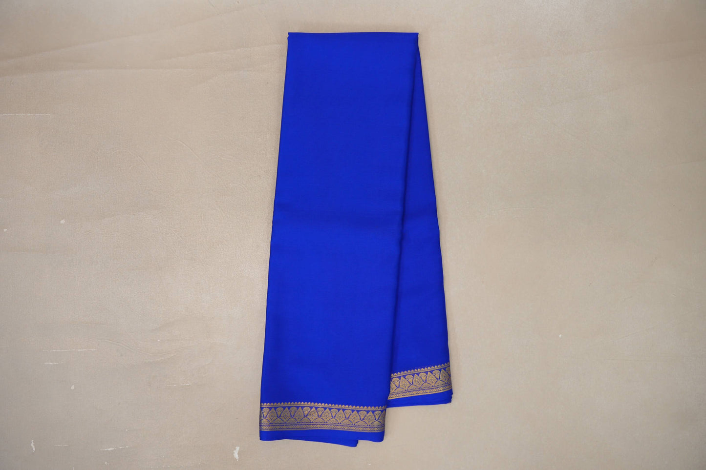 Online Royal Blue Mysore Silk Saree