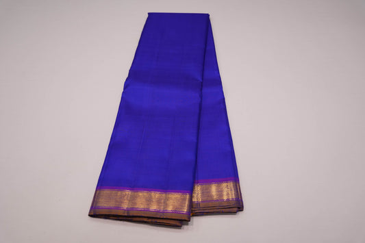 Plain vintage kanchipuram silk saree