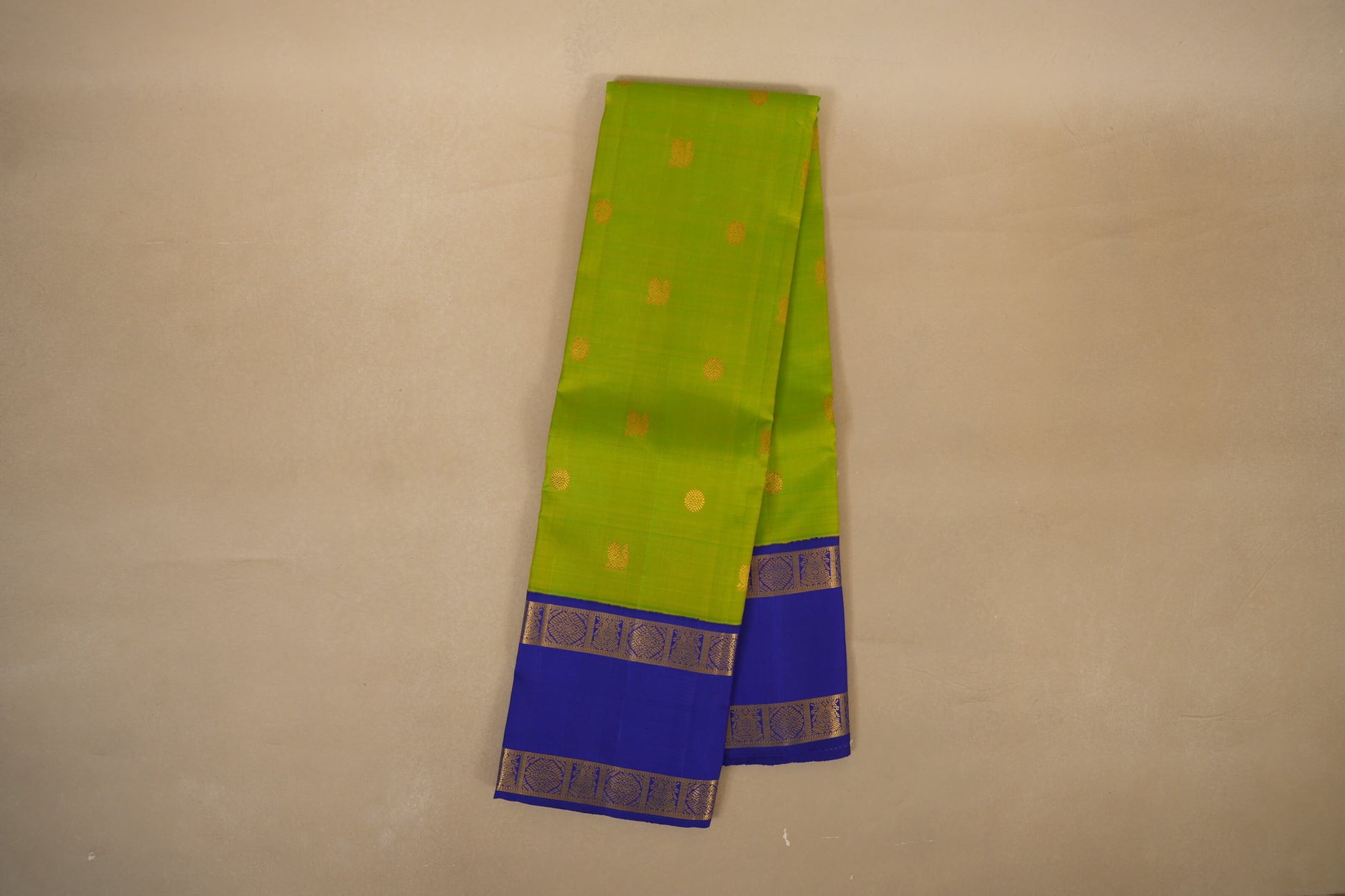 Parrot Green Vintage Kanjivaram Silk Saree online