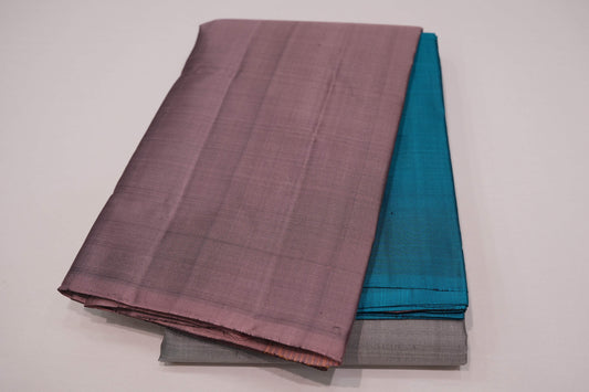 Multi color 3 part vintage kanchipuram silk saree