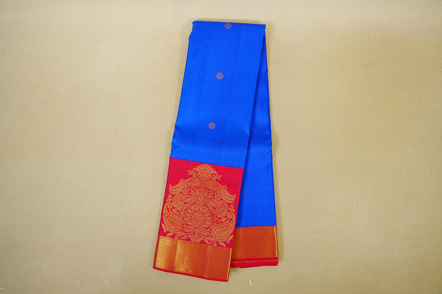 Royal Blue Vintage Kanjivaram Silk Saree online