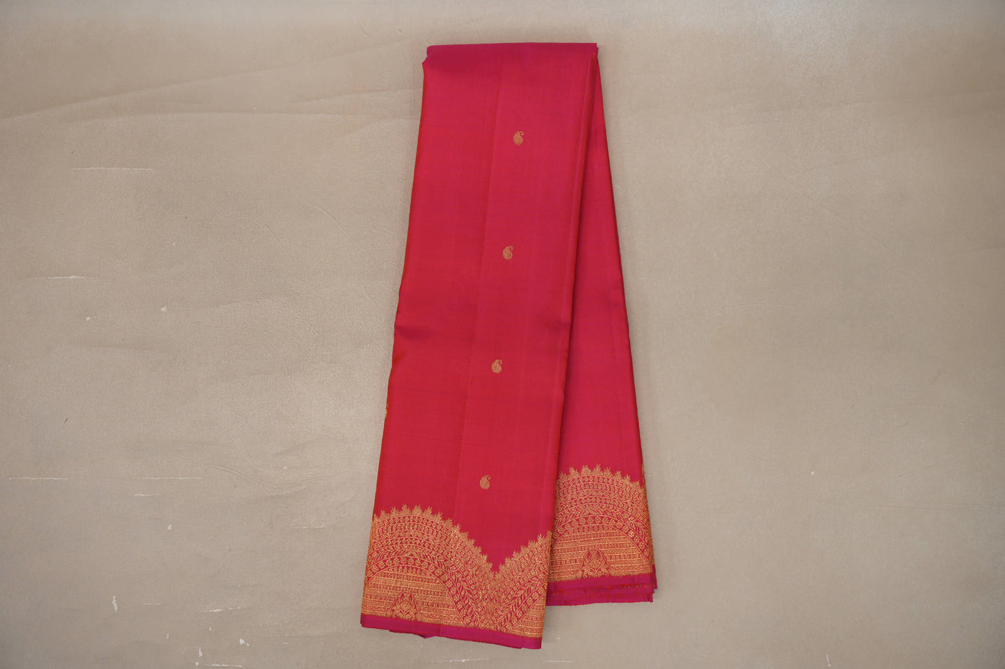 Orangish Pink Vintage Kanjivaram Silk Saree online