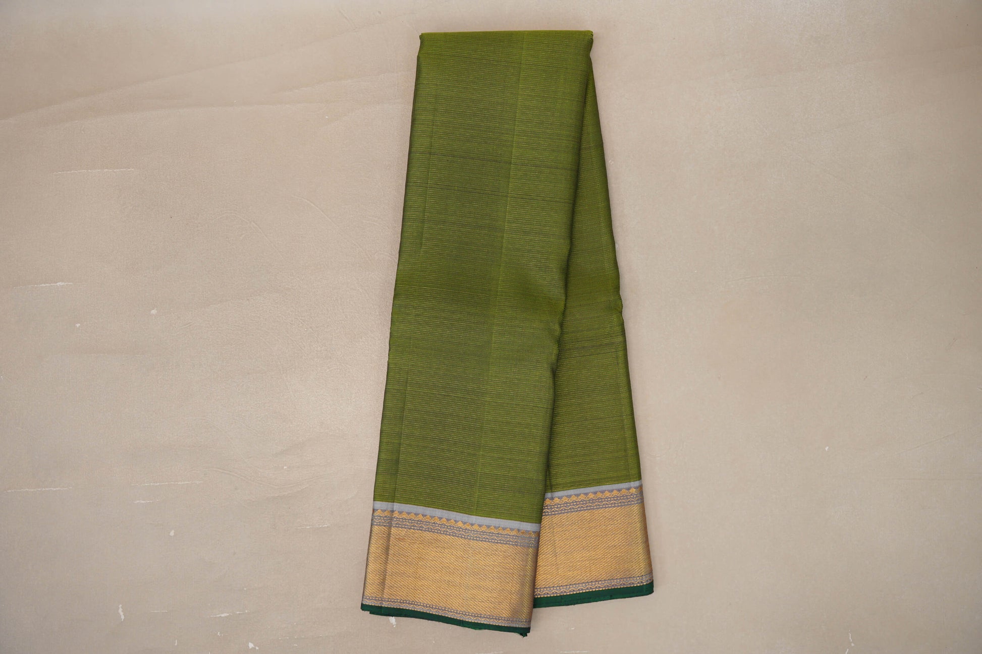 Olive Green Kanjivaram Silk Saree online