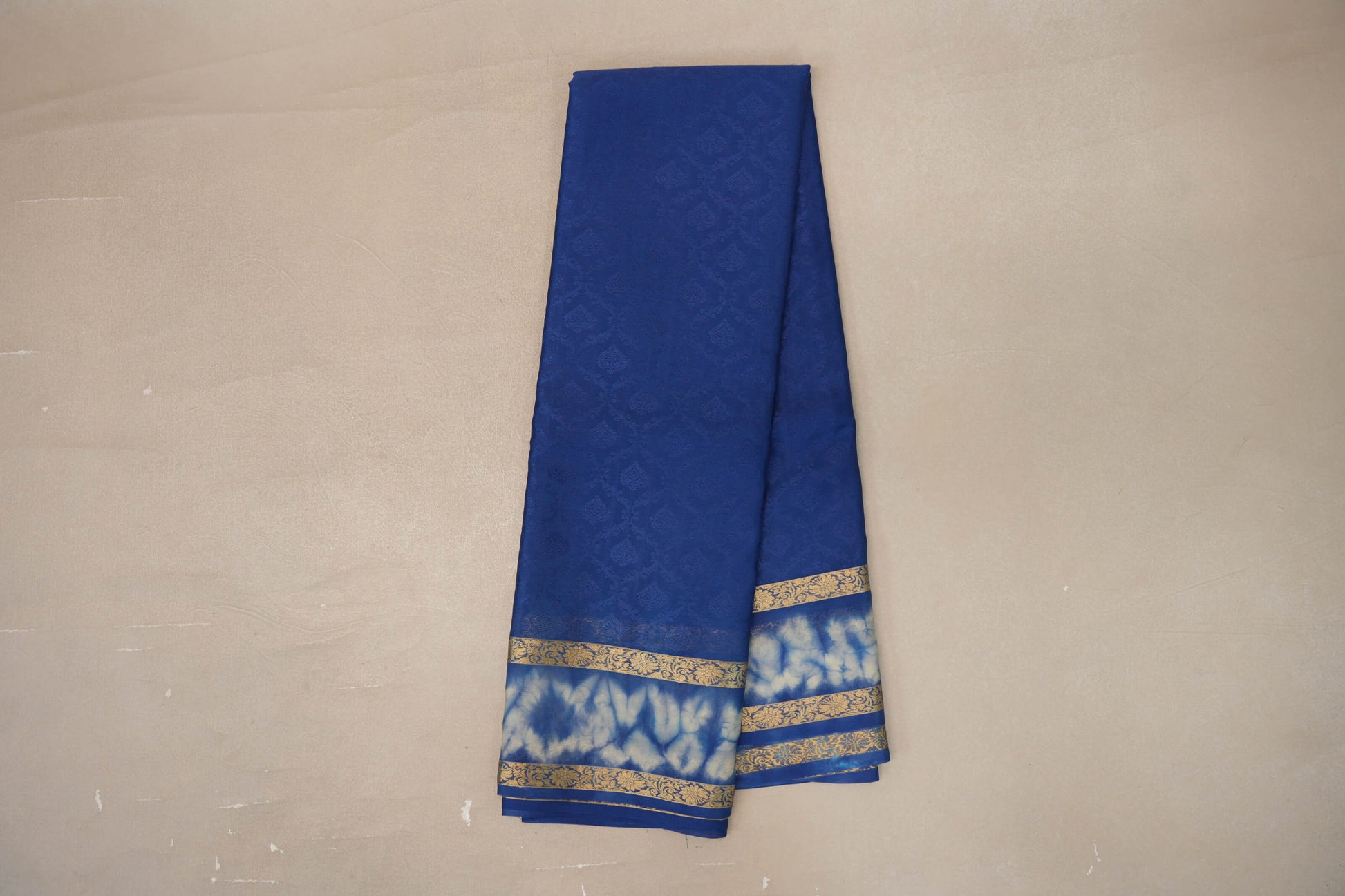 Ink Blue Mysore Silk Saree online