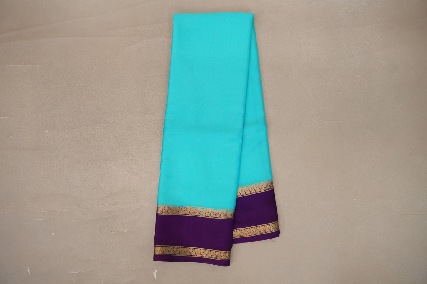 Aqua Blue Mysore Silk Saree online