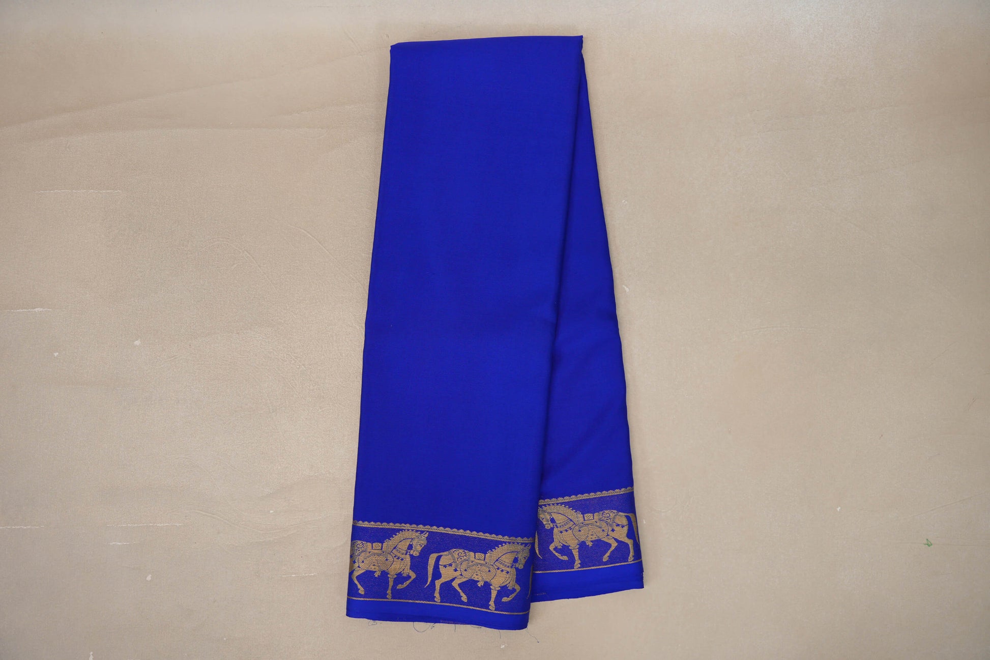 Bright Royal Blue Mysore Silk Saree online