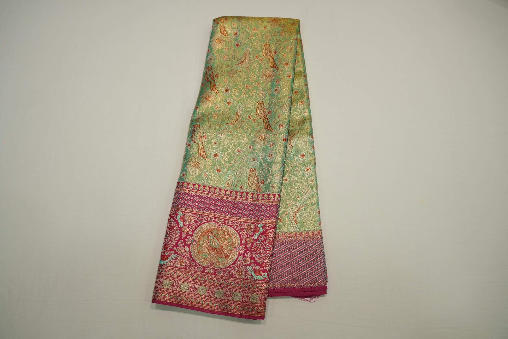 Brocade vintage kanchipuram silk saree