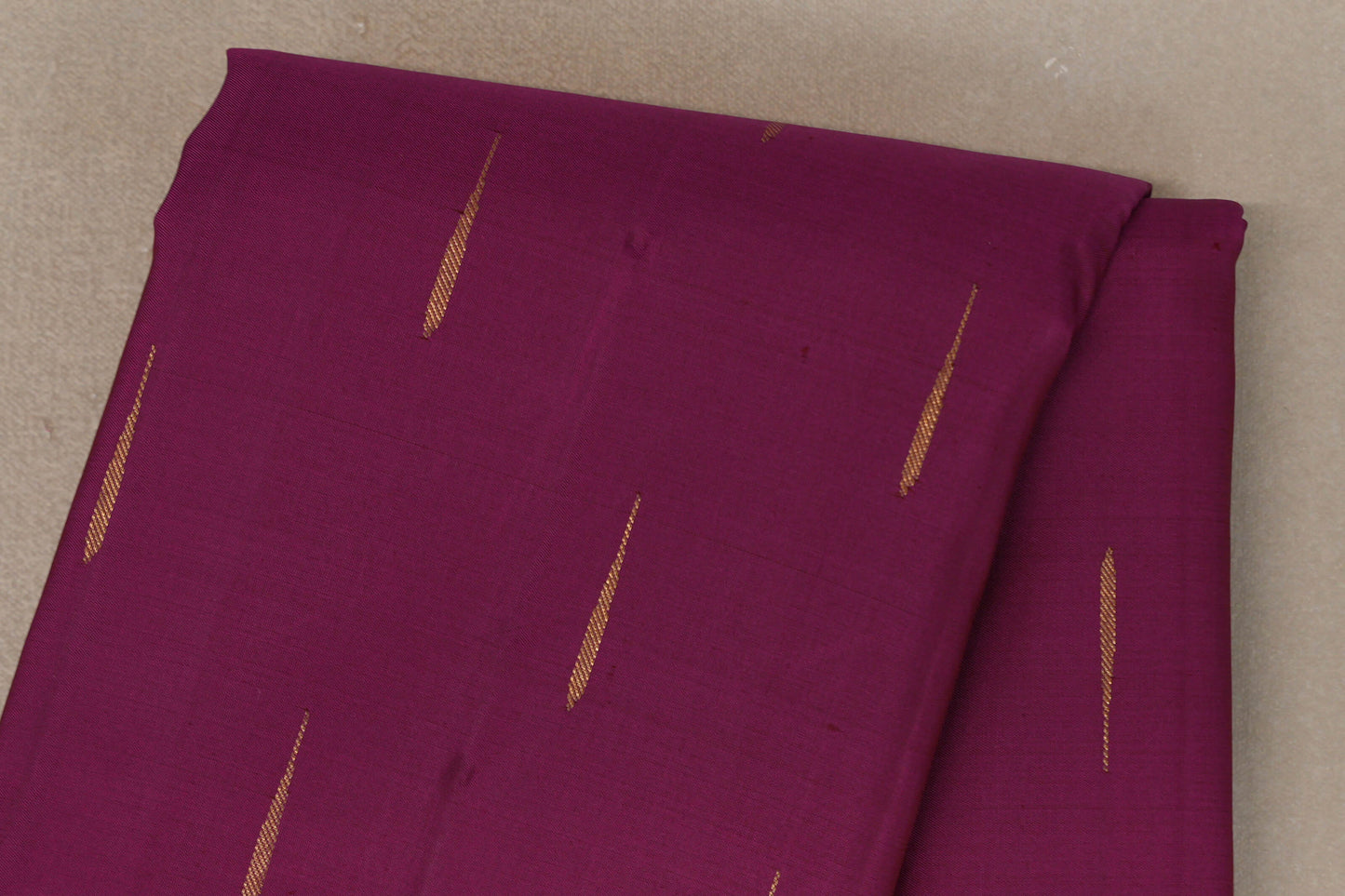 Magenta with Rust Orange Borders and Mustard Selvedge Vintage Kanjivaram Silk Saree by Shreenivas Silks PSSR019621