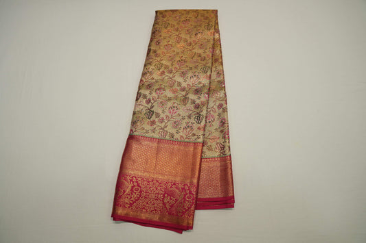 Brocade vintage kanchipuram silk saree