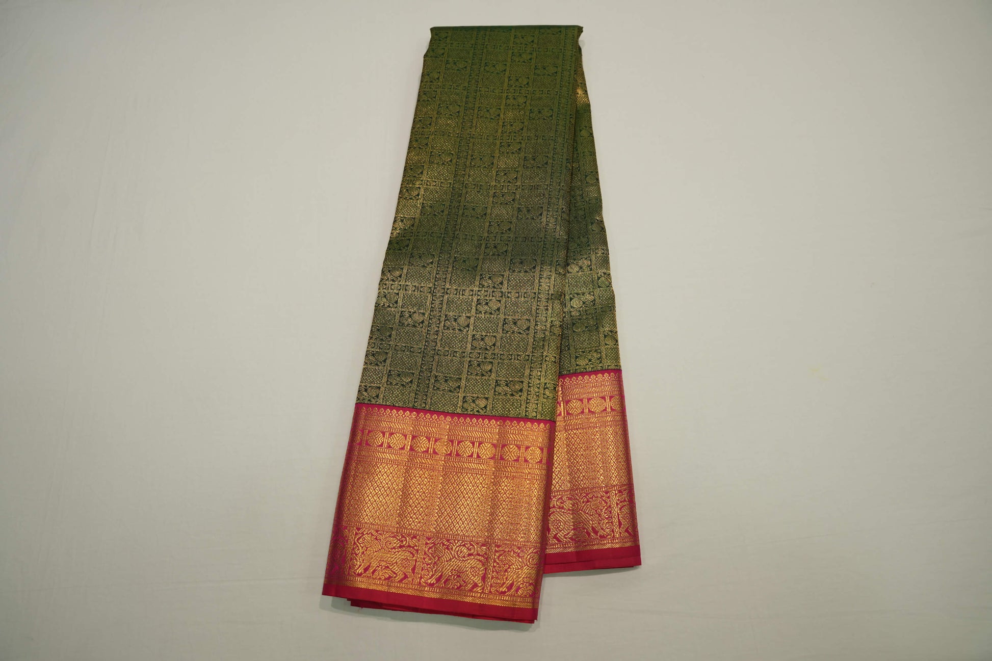Brocade vintage kanchipuram silk saree