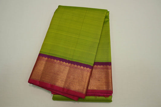 Floration green vintage kanchipuram silk saree