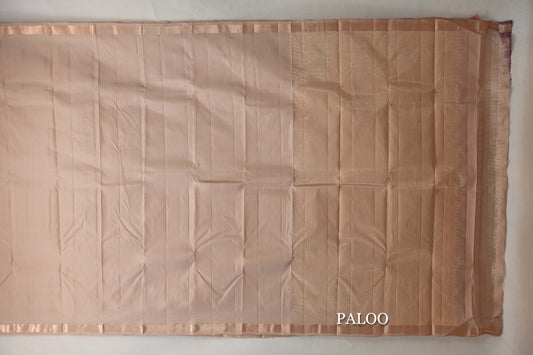 Dark Beige Vintage Kanjivaram Silk Saree by Shreenivas Silks PSSR019629