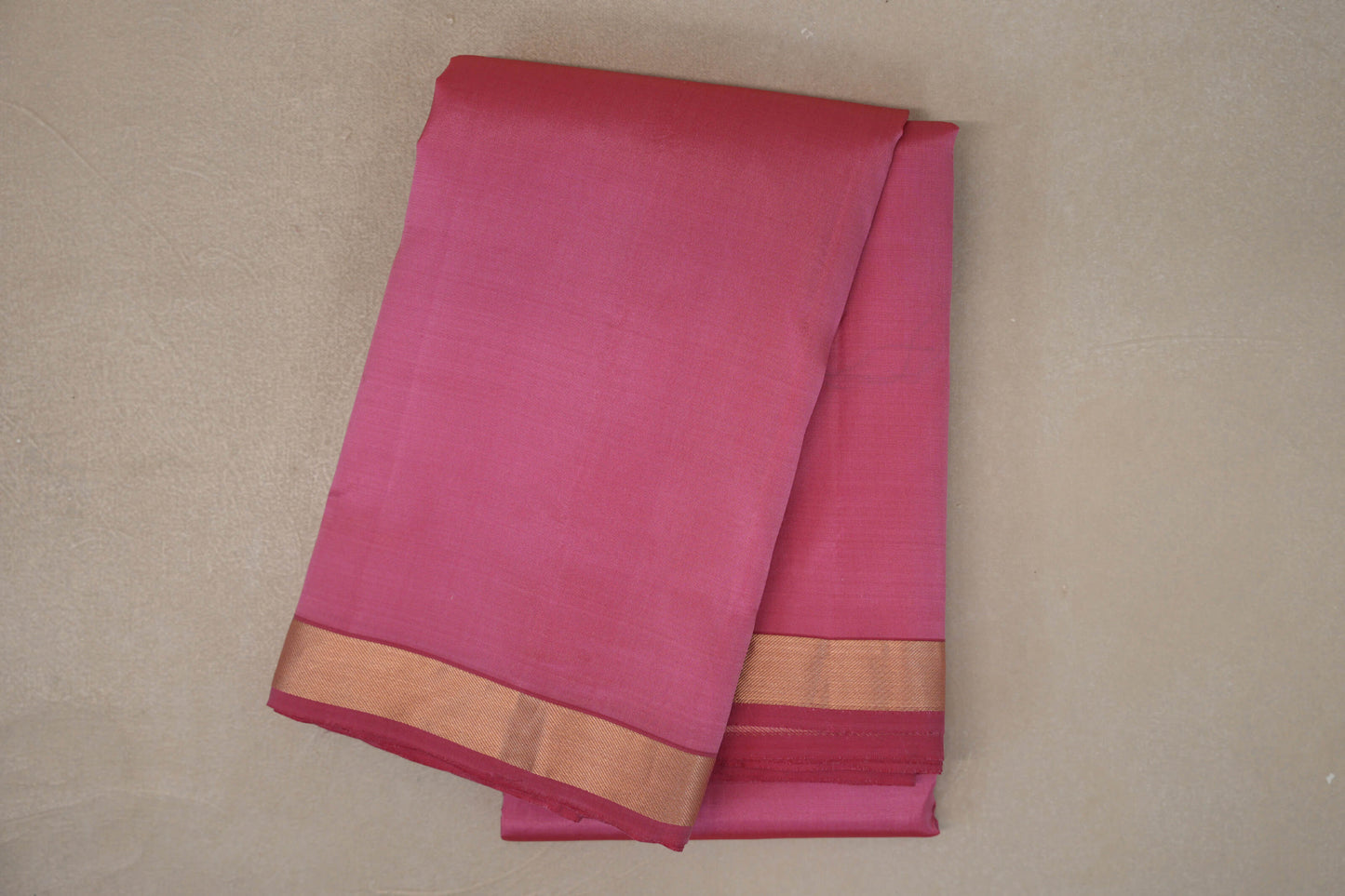 Rose Pink Vintage Kanjivaram Silk Saree by Shreenivas Silks PSSR019630