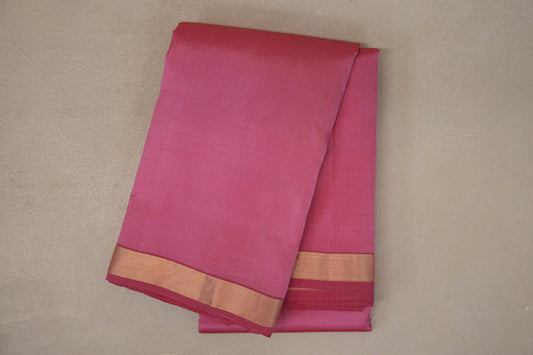 Rose Pink Vintage Kanjivaram Silk Saree by Shreenivas Silks PSSR019630