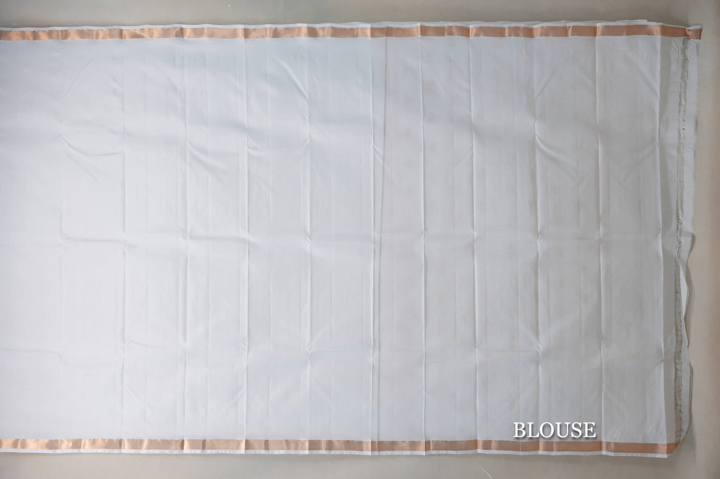 Milk White Light Weight Kanchipuram Silk Saree by Shreenivas Silks PSSR019631