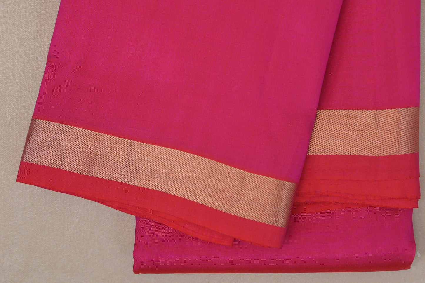 Orangish Pink Light Weight Kanchipuram Silk Saree by Shreenivas Silks PSSR019632