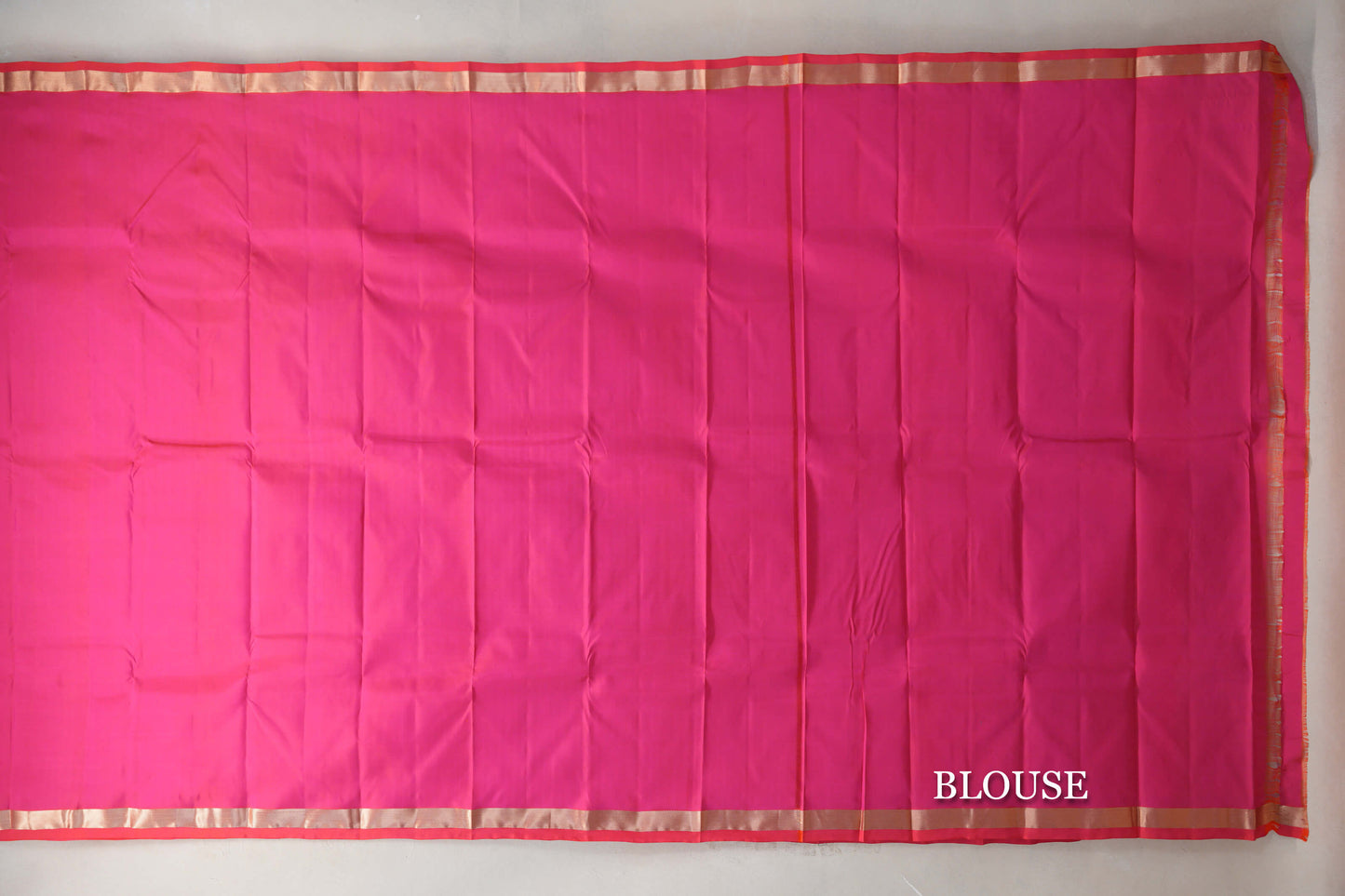Orangish Pink Light Weight Kanchipuram Silk Saree by Shreenivas Silks PSSR019632