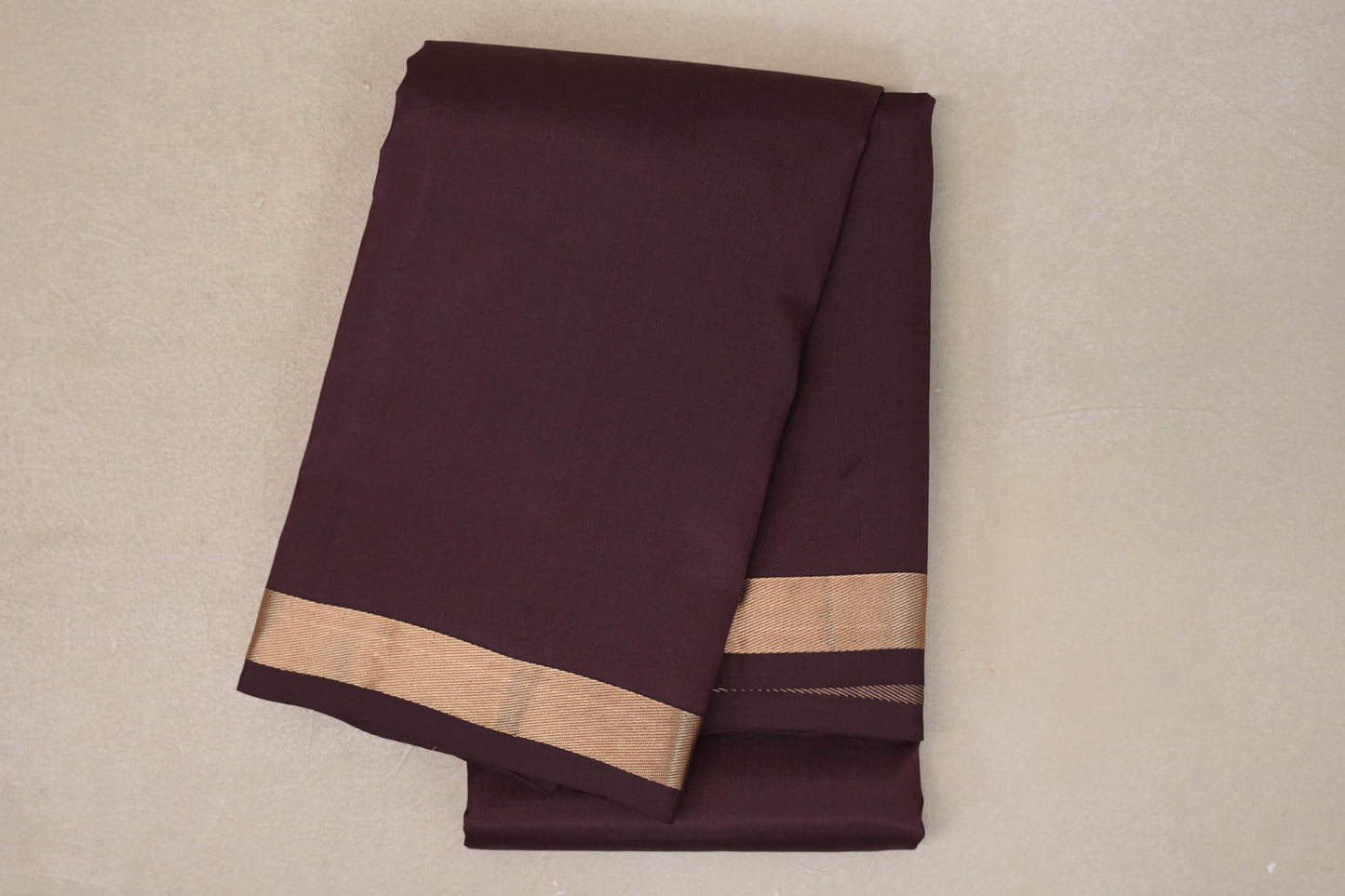 Dark Coffee Brown Light Weight Kanchipuram Silk Saree by Shreenivas Silks PSSR019633