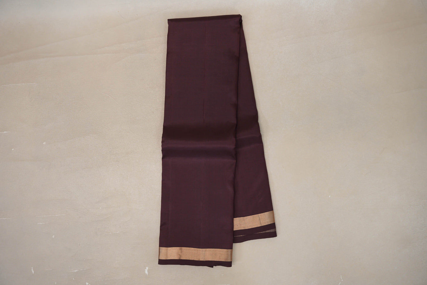 Dark Coffee Brown Light Weight Kanchipuram Silk Saree by Shreenivas Silks PSSR019633