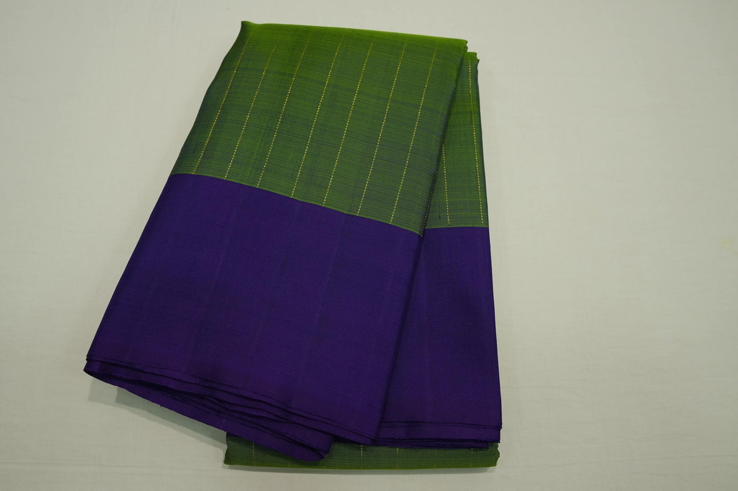 Mahendi green vintage kanchipuram silk saree