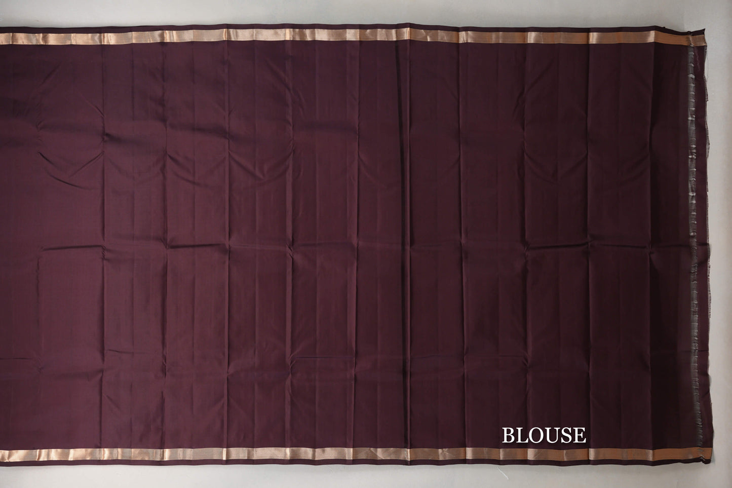 Dark Coffee Brown Light Weight Kanchipuram Silk Saree by Shreenivas Silks PSSR019633