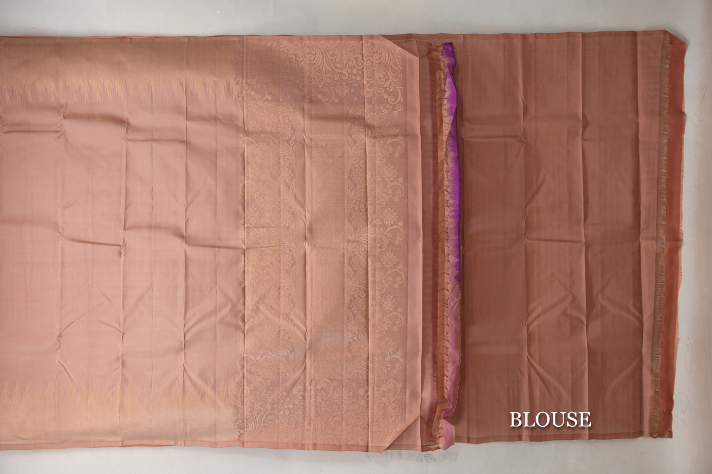 Light Brown Light Weight Kanchipuram Silk Saree by Shreenivas Silks PSSR019637