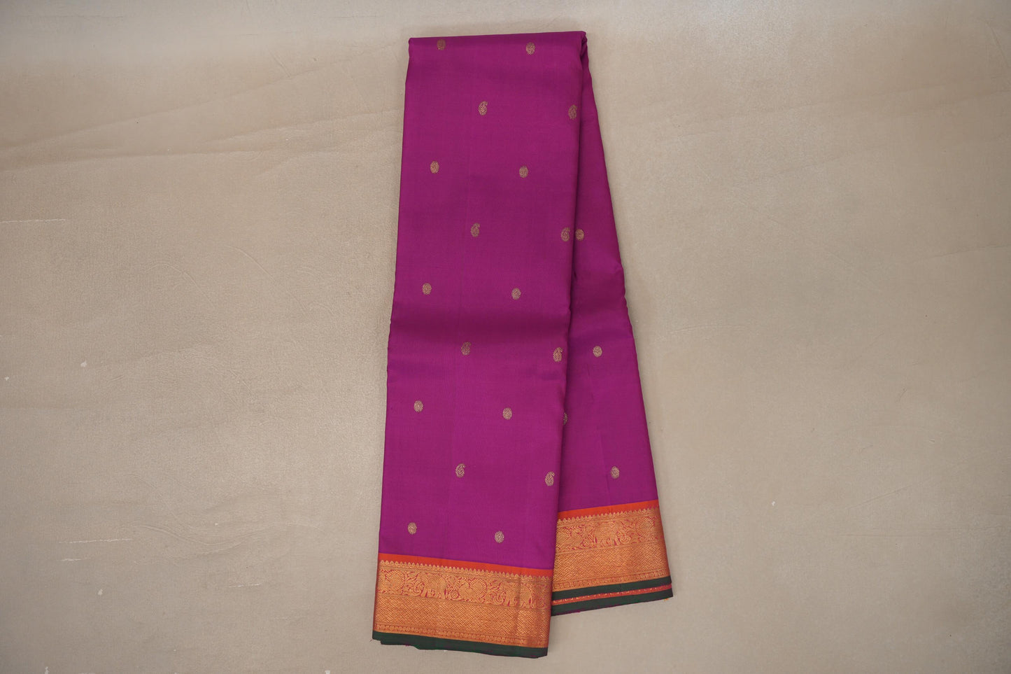 Magenta Vintage Kanjivaram Silk Saree online