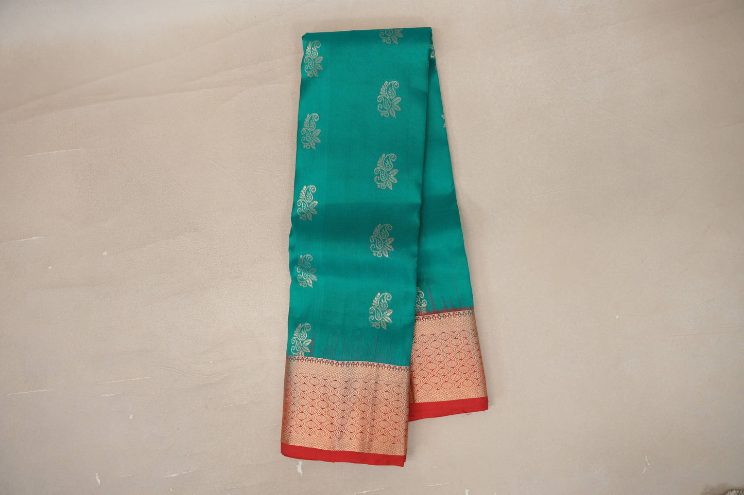 Rama Green Light Weight Kanchipuram Silk Saree online
