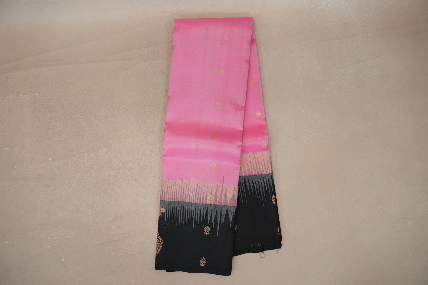 Bright Rose Pink Light Weight Kanchipuram Silk Saree online