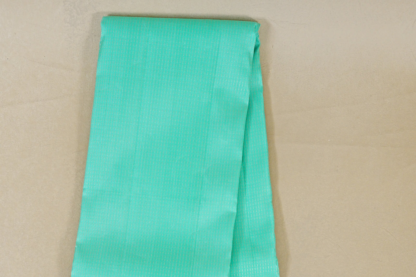Aqua Green Light Weight Kanchipuram Silk Saree body zoom