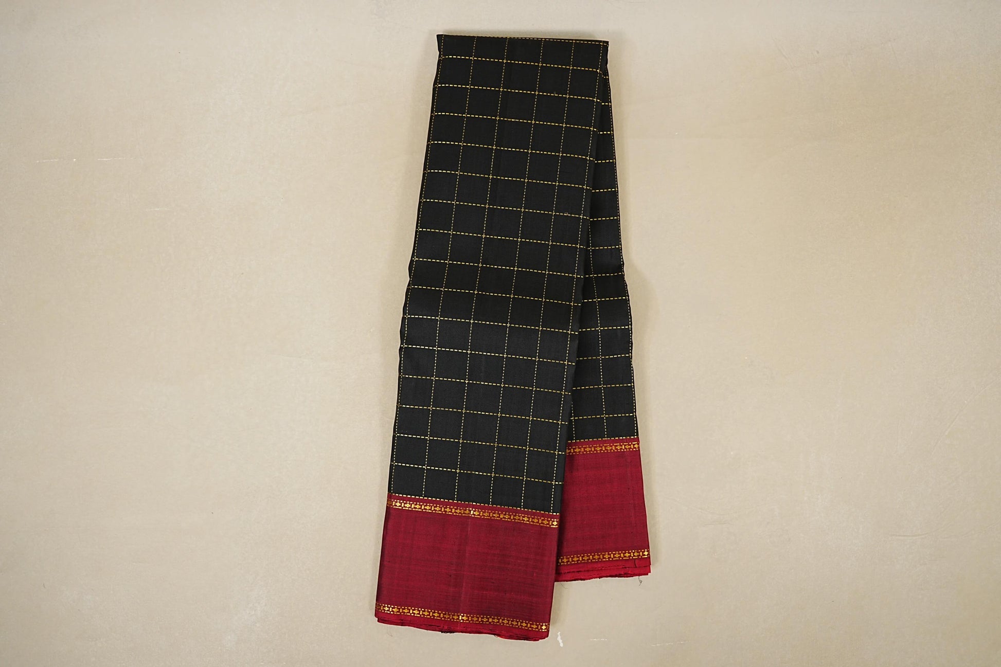 Black Vintage Kanjivaram Silk Saree online