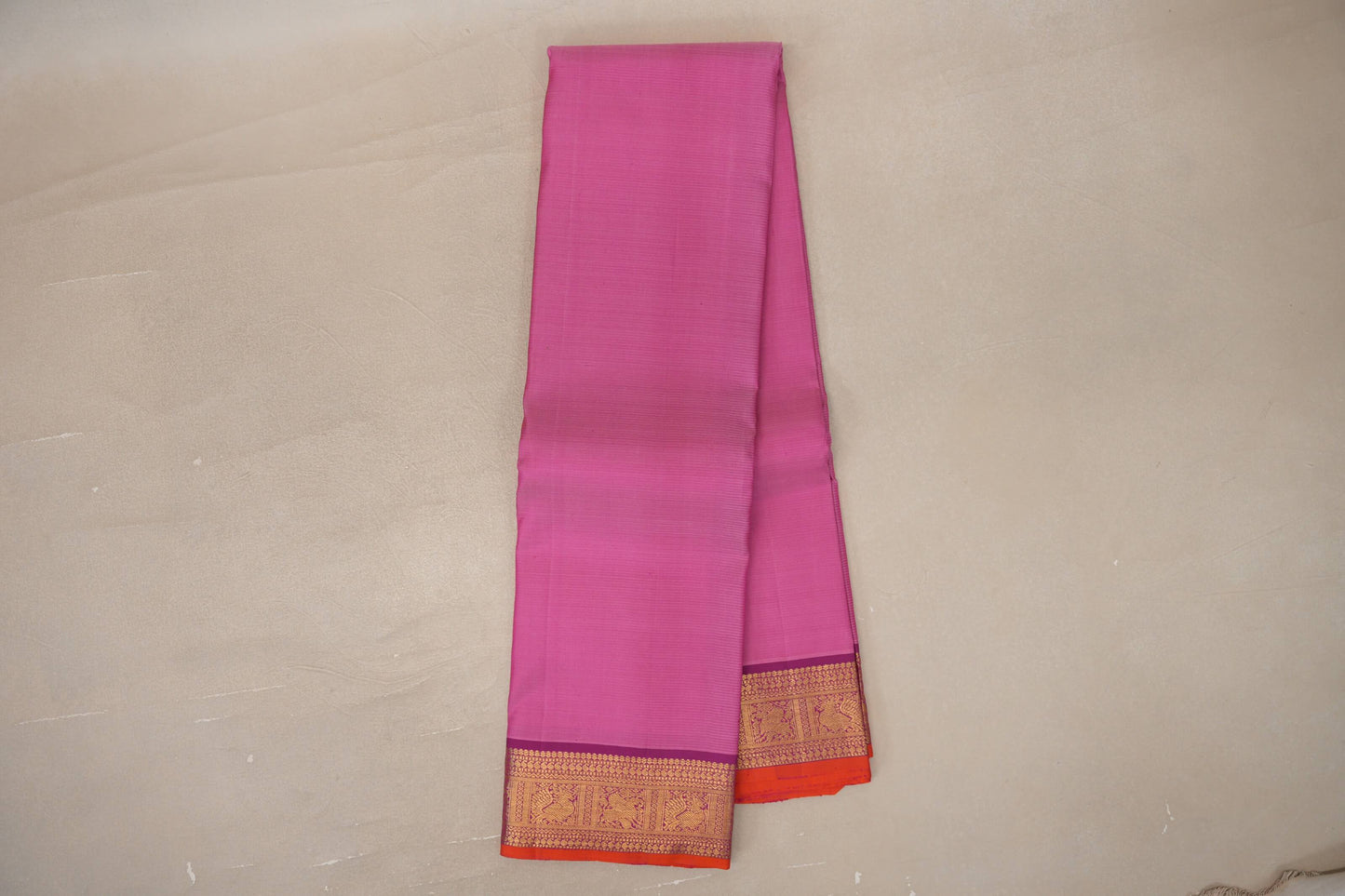 Online Dusty Rose Pink Vintage Kanjivaram Silk Saree