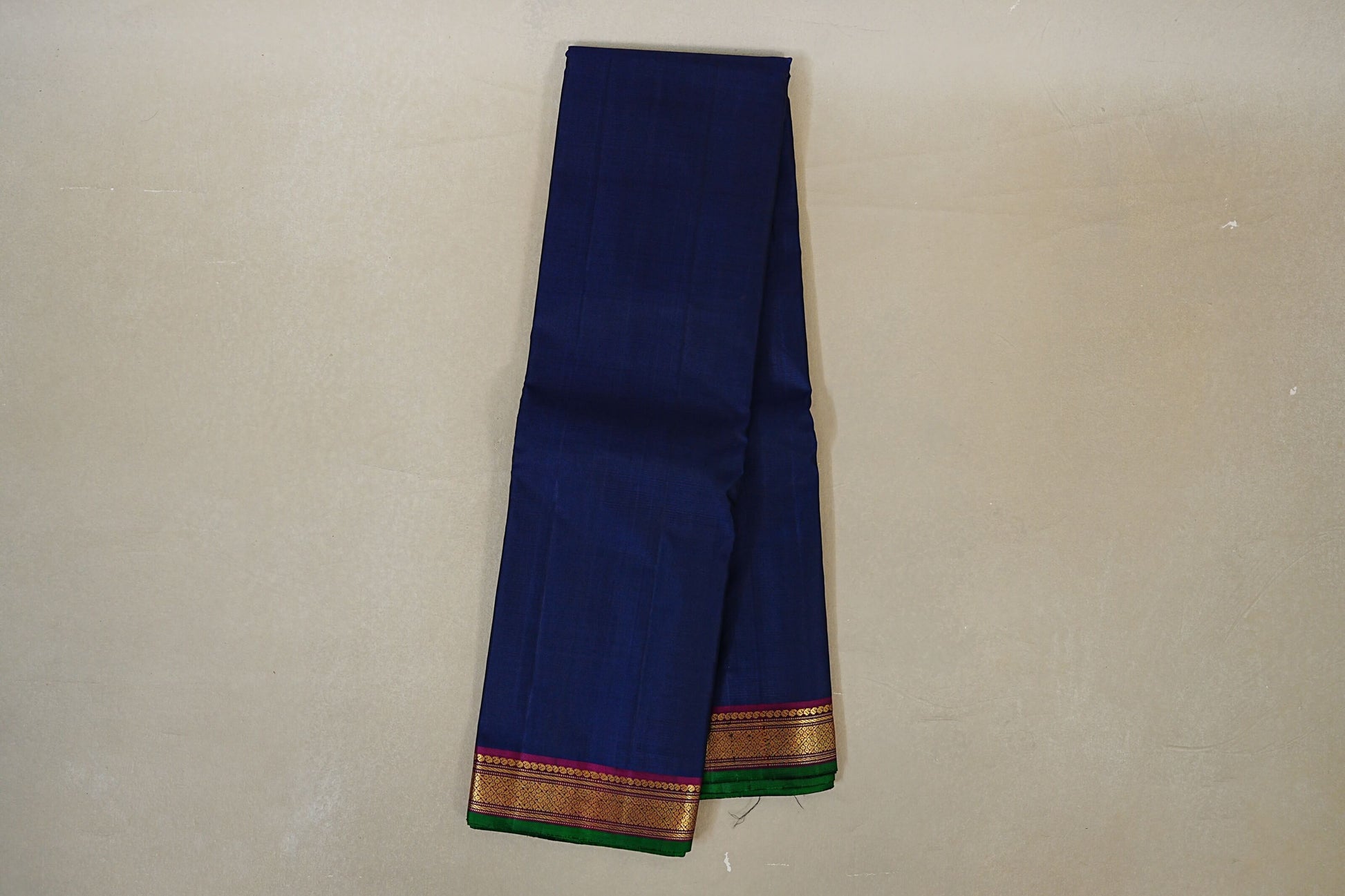  Deep Blue Vintage Kanjivaram Silk Saree online