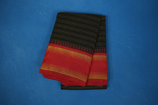 Deep coffee brown vintage kanjivaram silk saree