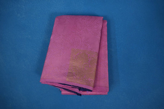 Light pink vintage kanjivaram silk saree