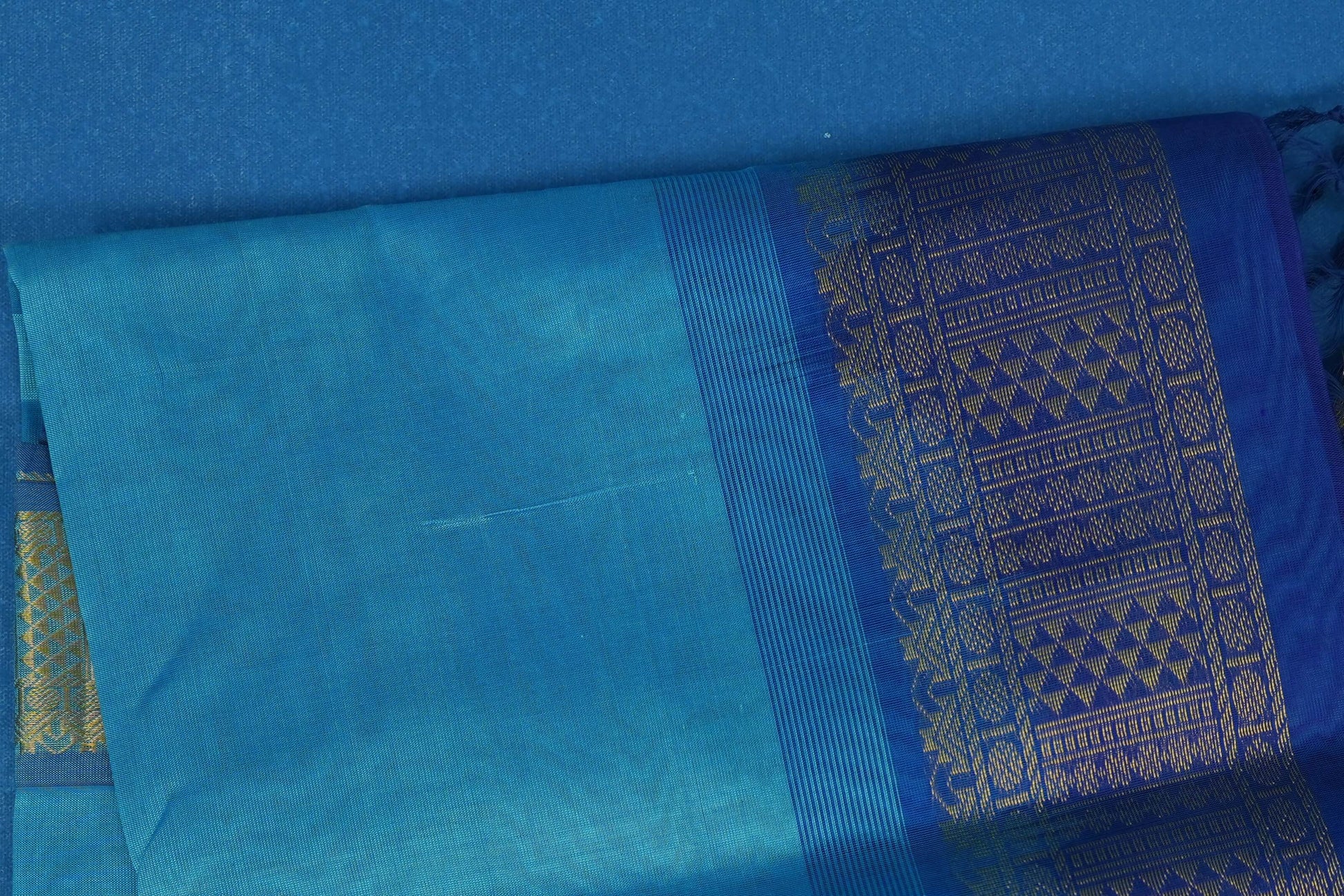 plain vintage silk cotton saree