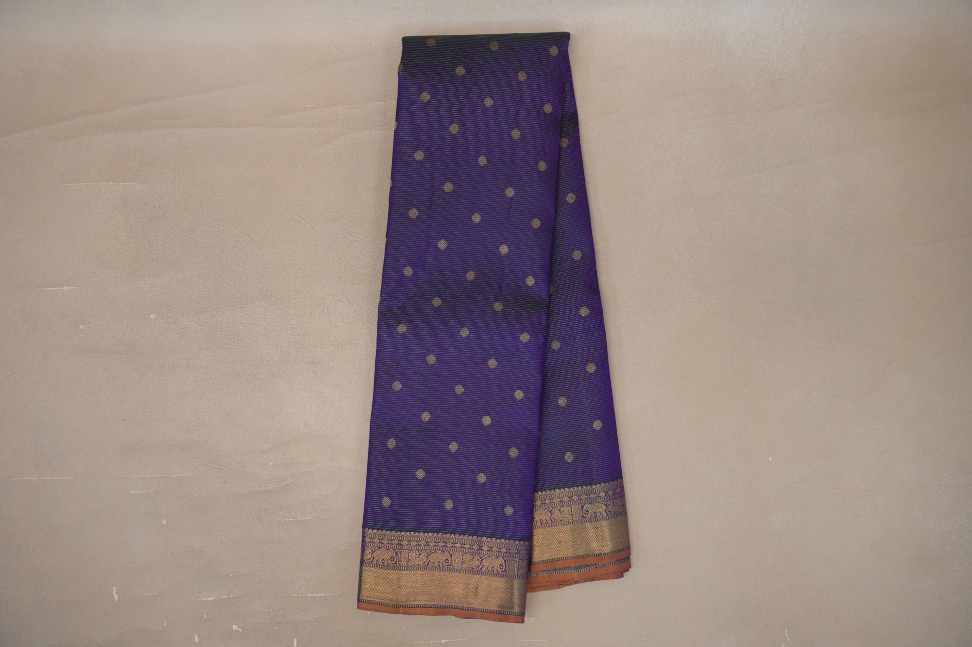Online Dual Tone of Green and Blue Vaira Oosi Vintage Heirloom Kanjivaram Silk Saree
