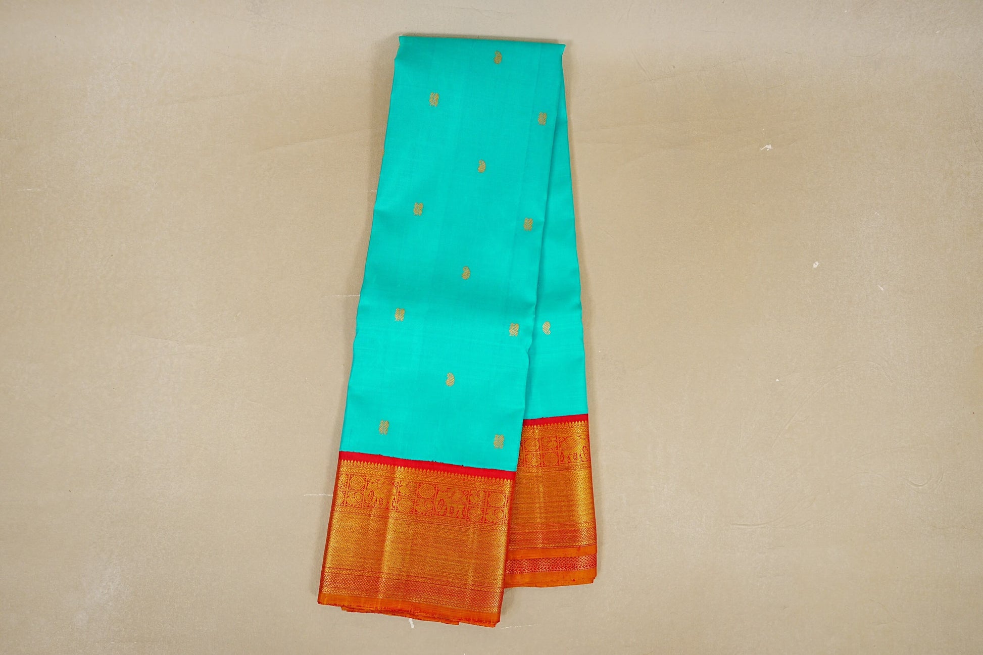 Rama Blue Vintage Kanjivaram Silk Saree online